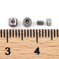 Обжимные бусины из нержавеющей стали 304 STAS-Z090-02P