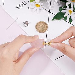 Подвеска из натурального розового кварца в виде флакона для духов&nbsp;G-NB0003-58C