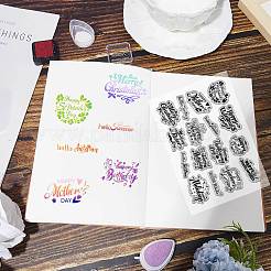 Пластиковые штампы&nbsp;DIY-WH20018-0134