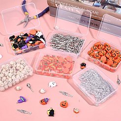 50 шт. полипропиленовые пластиковые контейнеры для шариков с откидной крышкой&nbsp;CON-DR0001-09