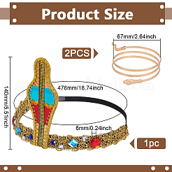 Набор аксессуаров для египетского костюма&nbsp;AJEW-WH0270-837