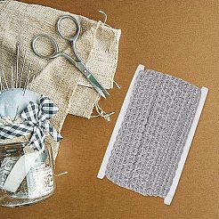 Кружевная отделка из полиэстера с вышивкой в этническом стиле&nbsp;OCOR-WH0070-20B