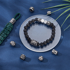 10 шт. 10 стиля 304 нержавеющая сталь европейские бусины&nbsp;STAS-PH0006-73