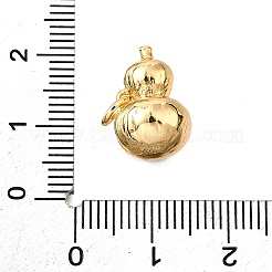 Подвески в форме ракушек из латуни с микропаве и кубическим цирконием&nbsp;KK-D356-17G