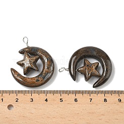 Природные подвески бронзитом&nbsp;G-Z086-01P-13