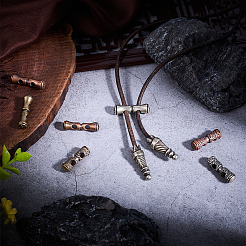 6 шт. 6 стиля латунных бусин с двойным отверстием&nbsp;KK-OC0001-61