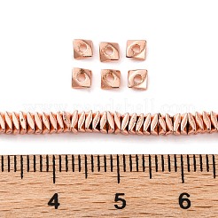 Гальванические нити из синтетических немагнитных гематитовых бусин&nbsp;G-G849-07A-RG