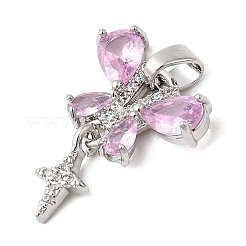 Латунные микро проложить кубического циркония подвески&nbsp;KK-C141-03P