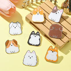 8шт 8 стиля акриловые броши&nbsp;FIND-CJ0001-94