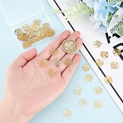 60шт стойка с покрытием 201 нержавеющая сталь филигранные подвески&nbsp;STAS-DC0012-59