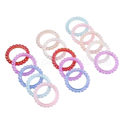 20 шт. УФ-покрытие непрозрачной акриловой бусины рамка&nbsp;PACR-YW0001-37