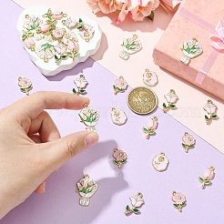 30шт 5 стиля подвески из сплава с эмалью&nbsp;ENAM-YW0005-34