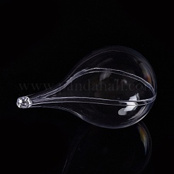 Открывающиеся прозрачные пластиковые подвески&nbsp;LS-CON-K007-04