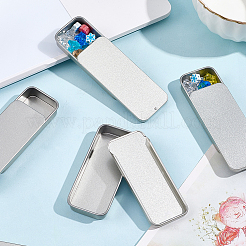 6 шт. жестяные коробки для хранения с крышками-слайдерами&nbsp;CON-CN0001-12B