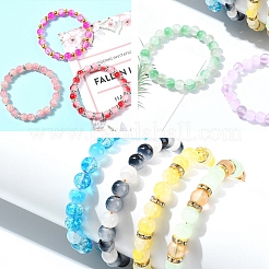 400 шт. нити стеклянных бусин 20 стилей&nbsp;GLAA-YW0004-06