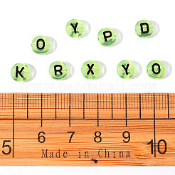 Прозрачные светло-зеленые акриловые бусины&nbsp;TACR-YW0001-09B