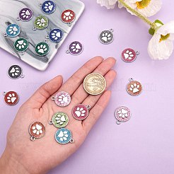 20шт 10 цвета эмалевые подвески&nbsp;ENAM-SZ0001-95