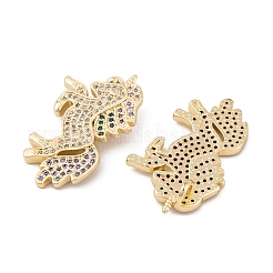 Латунные микро проложить кубического циркония подвески&nbsp;KK-E108-24G