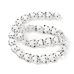 Прозрачные стеклянные бусины&nbsp;LAMP-F029-04I