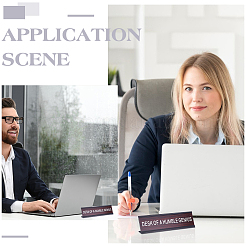 1 шт. держатели для табличек из алюминиевого сплава&nbsp;AJEW-ME0001-80