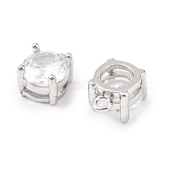 Латунные микро проложить кубического циркония подвески&nbsp;KK-D382-04P-03