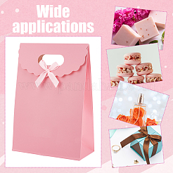 Прямоугольные бумажные подарочные пакеты CARB-WH0017-14A-01