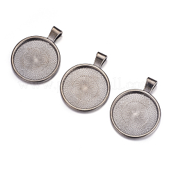 Металлические сеттиги для кулона(кабошона)&nbsp;X-PALLOY-A15654-B