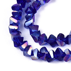 Гальванизируйте прозрачное стекло бисер нитей&nbsp;LS-GLAA-N021-4mm-02