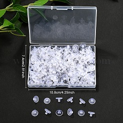 300 шт. Пластиковые гайки для ушей&nbsp;KY-YW0001-99