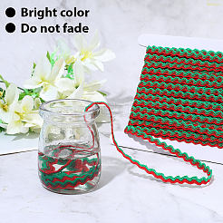 1 рулон полиэстеровой ленты с волнистой бахромой и пайетками&nbsp;OCOR-GF0005-72D