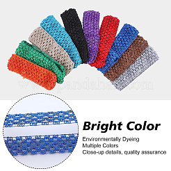 30 шт. эластичные повязки на голову из полиэстера двух цветов&nbsp;OHAR-GF0001-33B