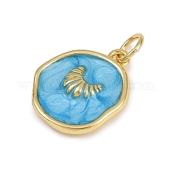 Латунь эмаль подвески&nbsp;KK-D424-24B-G