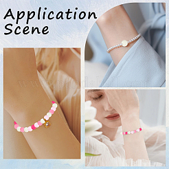 Прорезиненные бусины с имитацией силикона и акрила&nbsp;MACR-PA0001-06C-01