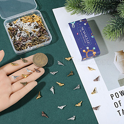 150 шт. 6 цвета бусины из сплава в тибетском стиле&nbsp;TIBEB-SC0001-46