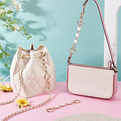 3 шт. 3 стиля луна звезда сердце сплав эмалированные звенья сумки удлинительные цепи&nbsp;AJEW-GA0008-26A