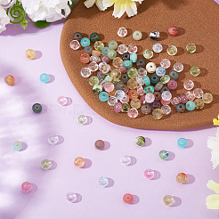 140шт 7 цвета прозрачные акриловые бусины&nbsp;OACR-TA0003-97