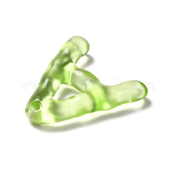 Подвески с алфавитом из прозрачной смолы&nbsp;RESI-C028-02A