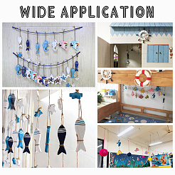 Деревянные подвески в средиземноморском стиле&nbsp;WOOD-PH0009-25