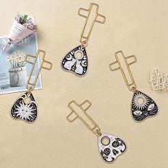 4 шт. металлические скрепки для бумаг&nbsp;AJEW-CP00014