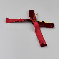 Рождественские банты полиэстер украшения аксессуары&nbsp;DIY-WH0589-41