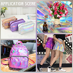 Лазерная ткань из искусственной кожи&nbsp;AJEW-WH20816-059C