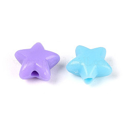 Пластиковые бусины в форме звезды&nbsp;KY-T041-28M