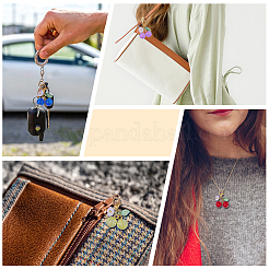 32 шт. подвеска из акрила и стекла 8 цветов вишневого цвета&nbsp;HJEW-CA00041