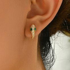 Модные змеевидные нестандартные ушные клипсы для женщин&nbsp;ML3202