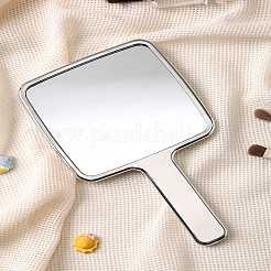 Квадратное зеркало для макияжа из АБС-пластика и стекла&nbsp;AJEW-WH0314-906