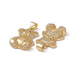 Латунные микро проложить кубического циркония подвески KK-B061-16G