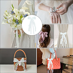 Кружевные броши-банты для одежды&nbsp;JEWB-WH20014-06B