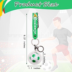 Футбольный брелок прохладный футбольный мяч брелок с вдохновляющими цитатами мини-футбольные мячи командные виды спорта футбольные брелки для мальчиков футбольная вечеринка сувениры игрушки украшения&nbsp;JX297A