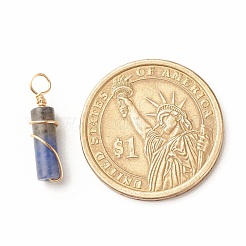 Природные подвески содалитом&nbsp;PALLOY-JF01453-03