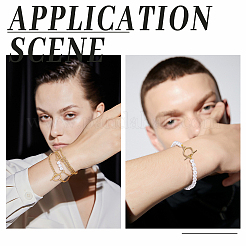 Сплавочные застежка тоггл тибетского стиля&nbsp;TIBE-PH0004-01-NR-WH